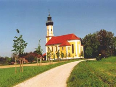 Die Wallfahrtskirche St. Salvator auf dem Berg