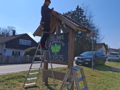 Erneuerung Ortseingangstafel