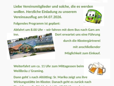 Vereinsausflug 04.07.26